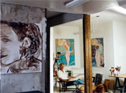 Aiko in his studio.